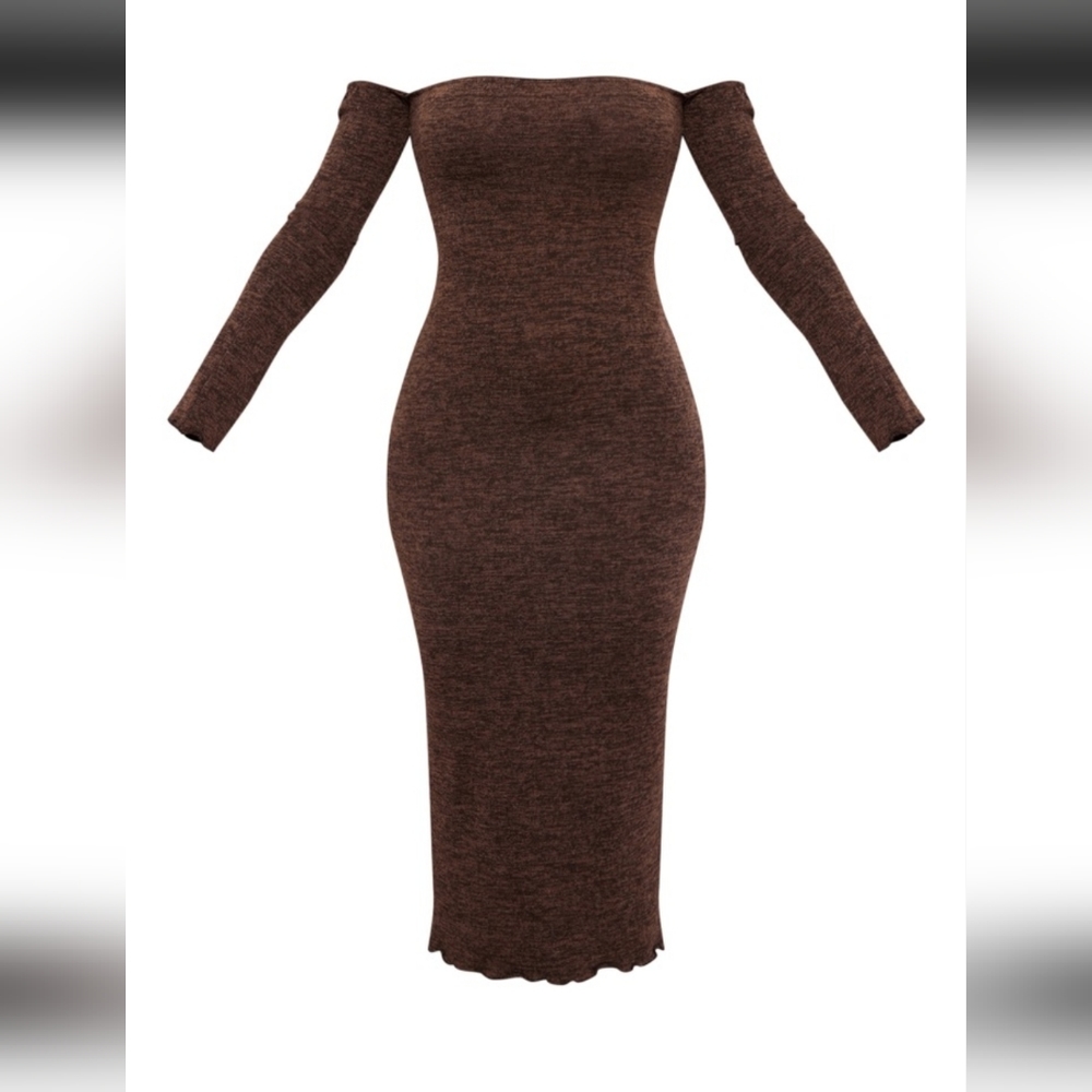 Pretty Little Thing Bardot Maxi Dress - Picture 5 of 6